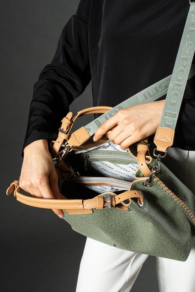 JP POLO Women's Original Just Polo Large Size Adjustable Strap Luxury Hand and Shoulder Bag Shoulder Bag