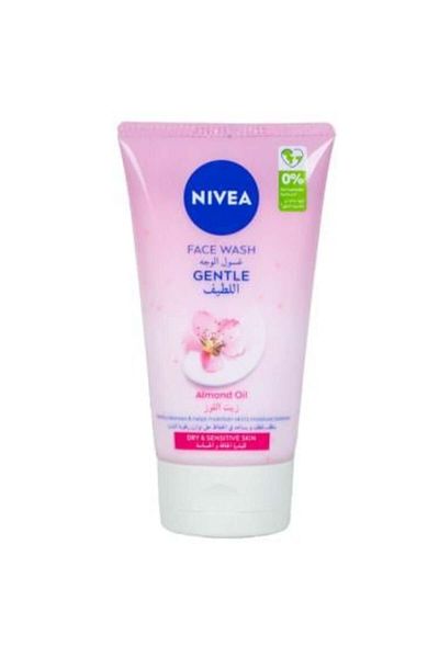 NIVEA غسول الوجه اللطيف من نيفيا بزيت اللوز، 150 مل