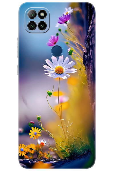 CASPER Via E30 / E30 PLUS Uyumlu Kılıf Desen Baskılı Silikon Papatya Seri STK:1000 CP-w5jaH8C