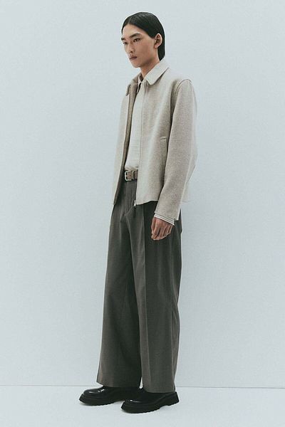 H&M Regular Fit Wool-blend shacket