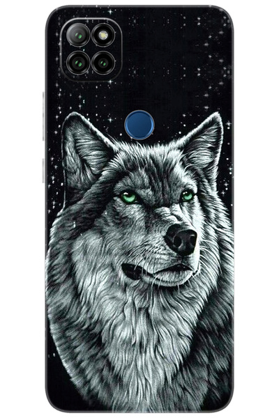CASPER Via E30 / E30 PLUS Uyumlu Kılıf Desen Baskılı Silikon Kurt Baskılı STK...