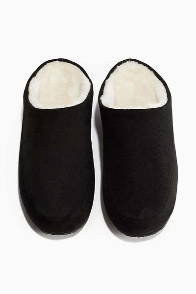 H&M Teddy-lined slippers