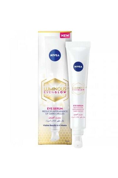 NIVEA نيفيا - سيروم لومينوس ايفن جلو لتقليل ظهور الهالات السوداء حول العينين، 15 مل