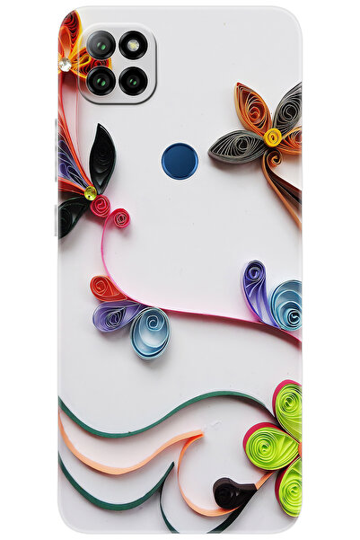 CASPER Via E30 / E30 PLUS Uyumlu Kılıf Desen Baskılı Silikon Çiçek Desen STK:220 CP-s69qC4a