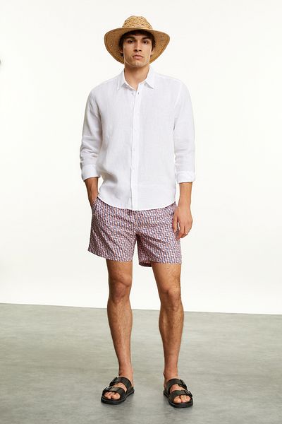 Mudo Slim Fit Linen Shirt