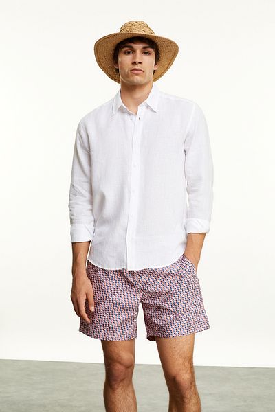 Mudo Slim Fit Linen Shirt