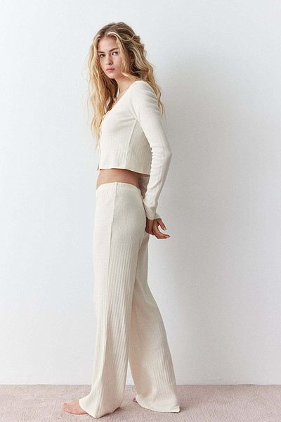 H&M Pointelle cotton pyjamas