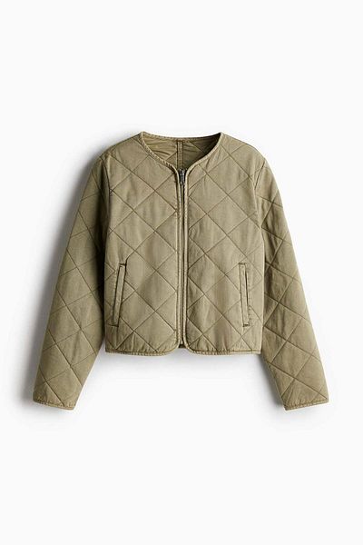 H&M Quilted cotton jacket