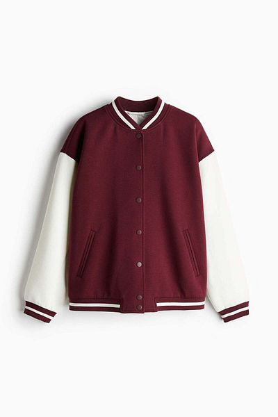 H&M Motif-detail Baseball Jacket