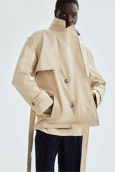 H&M Short twill trench coat