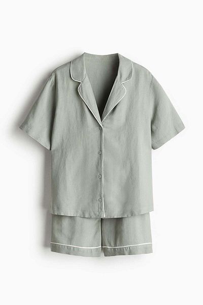 H&M Linen-blend pyjamas