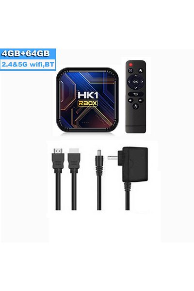 Yitukeji قابس الاتحاد الأوروبي 4 جيجابايت 64 جيجابايت HK1 RBOX K8S Android 13 TV BOX RK3528 64 جيجابايت 32 جيجابايت 16 جيجابايت 2.4 جيجا هرتز 5 جيجا بايت واي فاي BT 4.0 8K Vedio D