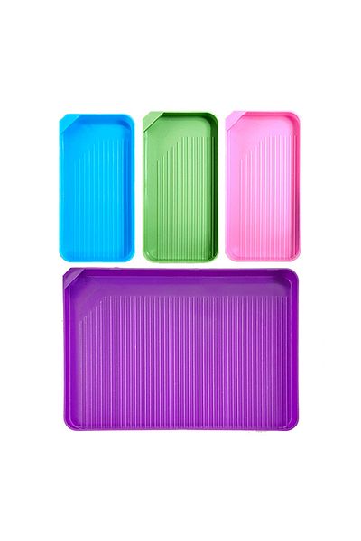 Choice 1 Set 3-in-1 Diamond Painting Tray Large Capacity Bead Storage Container 5d Diy Drill Embroidery Too