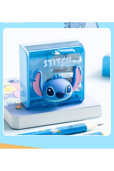 Choice Mickey Disney Lilo & Stitch Angel Pencil Sharpener Creative Portable Manual Pvc School Supplies Kids