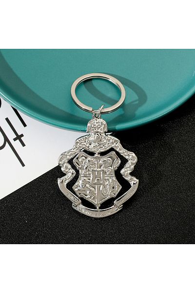Choice Hogwarts Keychain Harry Potter Keychain, Hogwarts College Badge, Metal Pendant, Movie Peripherals, C
