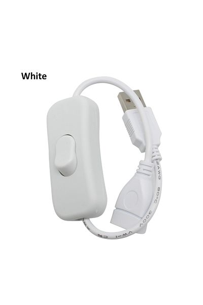 MJJC Usb Switch-black Usb Cable With 303 Switch On/off Male To Female Cords Inline Extension Toggle For L