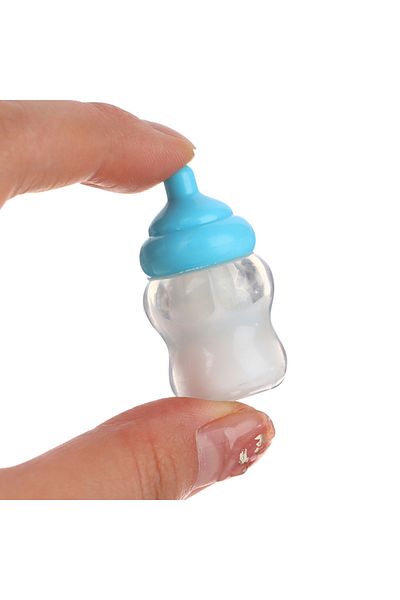 Choice as pic 1Pc Kids Pretend Play Games Toys Mini Nipple Baby Doll Pacifier Bottle For Doll House Feeding