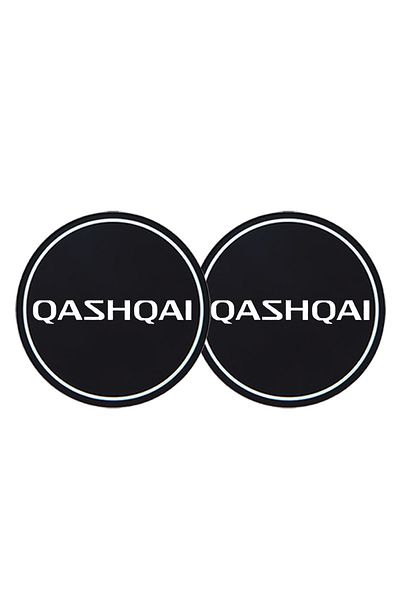 Choice QASHQAI 2PCS Car Cup Holder Mat Leather Water Coaster Decoration For Nissan Qashqai J10 J11 Car Acce