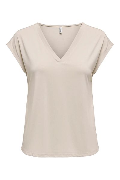 ONLY 15287041   Onlfree Life S/S Mod.V-Neck Top Jrs Noos