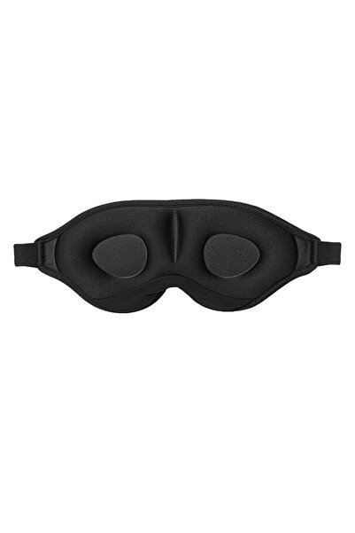 Choice قناع عين للنوم ثلاثي الأبعاد أسود اللون، قناع عين مقعر معتم من إسفنج ا...