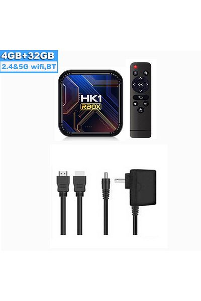 Yitukeji US Plug 4GB 32GB HK1 RBOX K8S Android 13 TV BOX RK3528 64GB 32GB 16GB 2.4G 5G WIFI BT 4.0 8K Vedio D