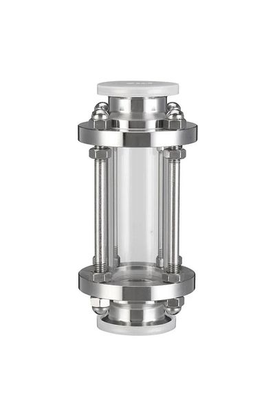 Choice 1PC 1.5" Tri Clamp Clover Flow Sight Glass Diopter Fit 38mm Pipe OD SUS 304 Stainless Steel Straight