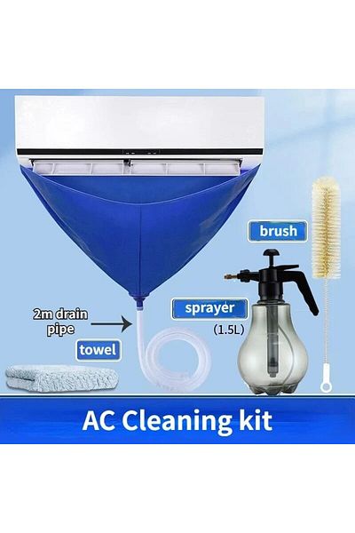 Choice 95cm 1hp 4pcs 1-6ps Summer Ac Cleaning Kit Air Conditioner Bag With Drain Pipe Cleaner Waterproof Co