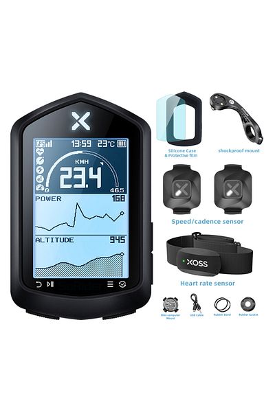 XOSS NAV group F XOSS NAV GPS Bike Computer Cycling Mountain Road Bicycle Wireless Speedometer ANT+ Map R