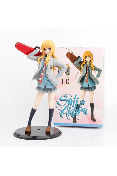 Choice with box 01 Anime Your Lie in April Miyazono Kaori Painted PVC Figure Collectible Model Toy 20cm