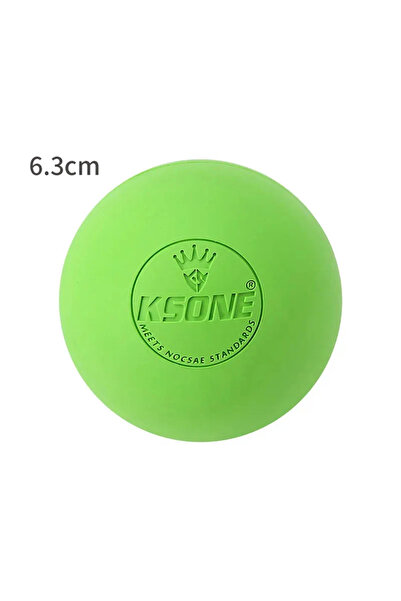 Choice كرة تدليك مطاطية خضراء لليوجا واللياقة البدنية واسترخاء العضلات وتخفيف...