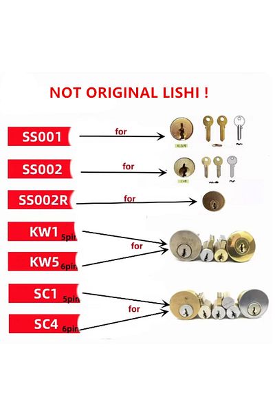 Choice Ss001 Pro Lishi Style 2 In 1 Tool Sc4 Ss001 Ss002 Pro Kw1 Kw5 Sc1 Locksmith Tools For Home Door Ci