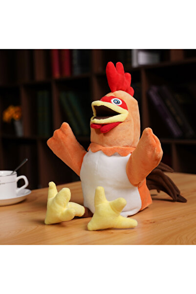 Choice 30 سم B دمى يد قطيفة لطيفة على شكل حيوان ألعاب ناعمة دجاج وحيد القرن م...