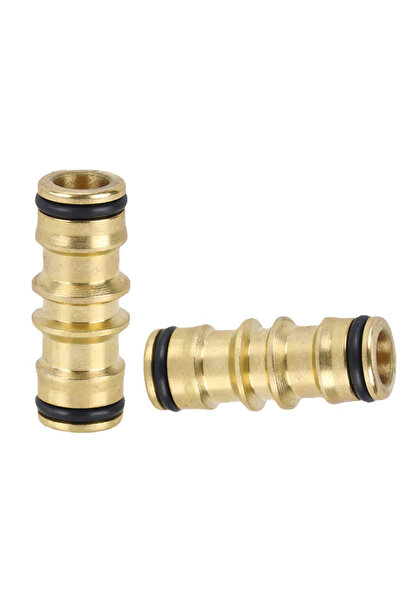 Choice 2 Way Garden Brass Hose Connector Joiner Coupler Watering Water Pipe T...