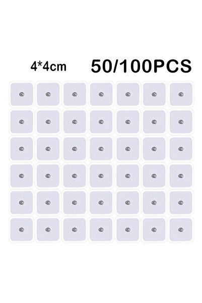 Choice1 50 قطعة 100/50 قطعة وسادات أقطاب كهربائية لاصقة جل لنبضات تينز العلاج الطبيعي مدلك التخسيس الأعصاب EMS Mu