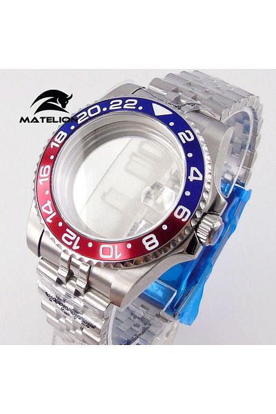 Choice fit NH35 NH34 NH36 B glass-cyclop Matelion 200M Diving Case 40mm Fit NH35 NH36 NH34 GMT ETA 2824 PT5