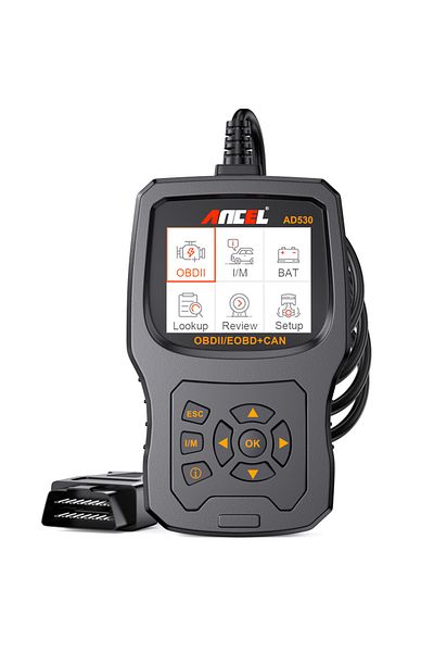 ANCEL AD530 2025 ANCEL AD530 Automotive OBD2 Scanner Professional Car Code Reader Battery Tester Check Eng