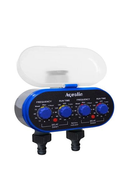 Choice two outlets Two Outlet Four Dials Updated Water Timer with Rain Sensor Hole Garden Irrigation System