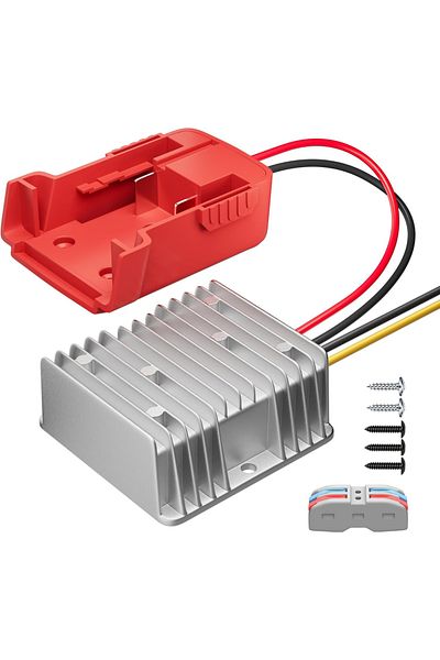Choice Mwk-w1-12v20a 18v To 12v Step Down Converter For Milwaukee M18 Power Wheel Battery Adapter Dc 12v 20