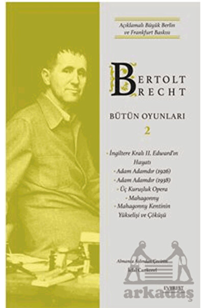 Everest Yayınları Bertolt Brecht Bütün Oyunları 2