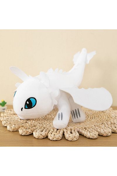Choice 35cm White Kawaii Anime Dragon Tamer Toothless Baby Plush Toy Character Cute Cartoon Doll Toys Kids