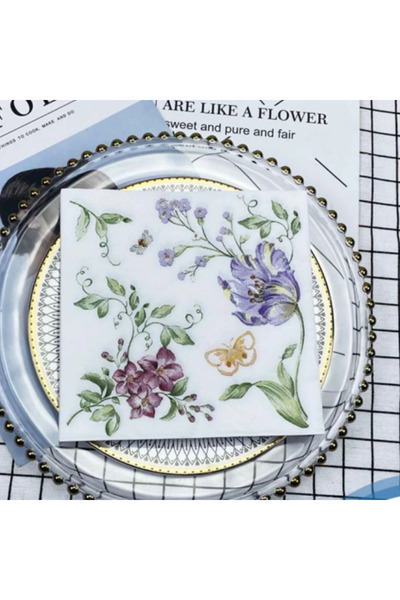 Choice 20 قطعة من المناديل الورقية المطبوعة الملونة، طبق إبداعي من عظمة بارت،...