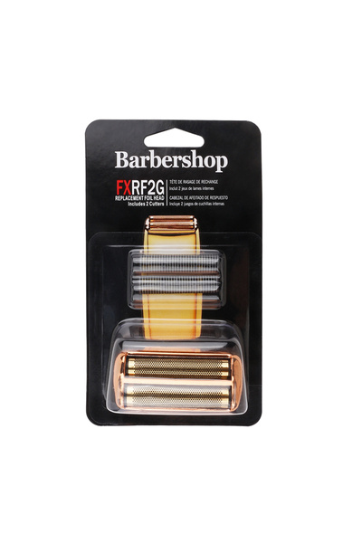 Choice ماكينة حلاقة احترافية FXRF2 باللون الذهبي الوردي مع رقاقة بديلة مزدوجة...