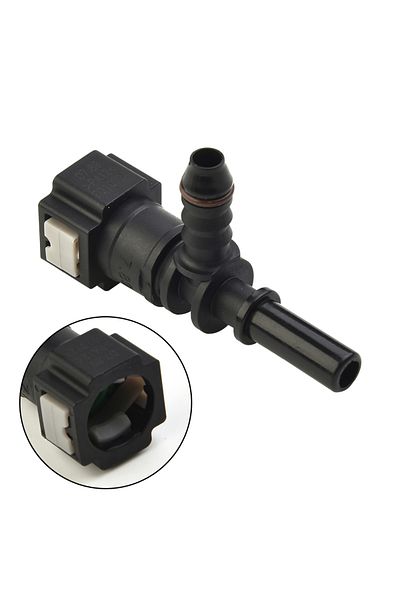 Choice Car Fuel Line Hose Quick Release Connector 7.89mm ID6 Female Bundy Tee Fitting Auto Fuel Line Rub...