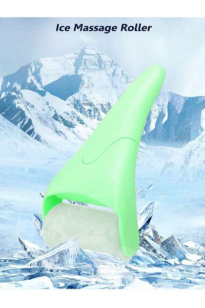 Choice Green Ice Massager Roller Face Lifting Tighten Massager Mutil-body Stress Release Massage Rollings W