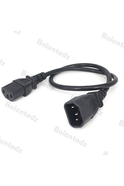 Bolantedz كابل طاقة UPS من سيسكو بطول 5 أمتار من IEC C14 إلى C13 بطول 1 متر و3 أمتار و5 أمتار و10 أمتار من IEC C13 C14 لأجهزة الكمبيوتر الشخصية