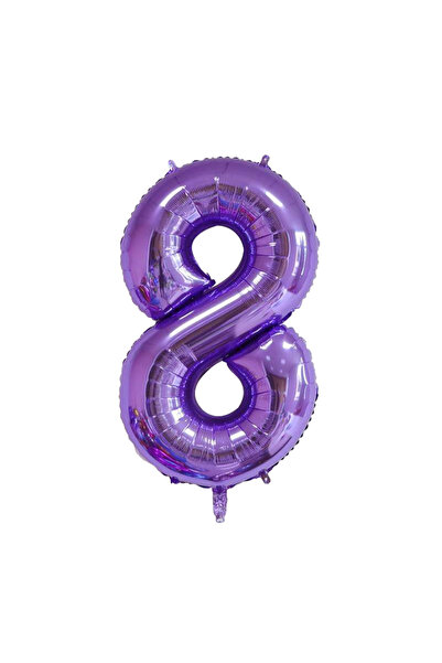 Choice 32inch 8 32inch Purple Digital Foil Balloon Number 0 1 2 3 4 5 6 7 8 9...