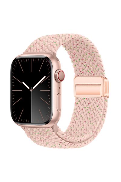 Choice 42mm 44mm 45mm 49mm Starlight Pink Braided Strap For Apple Watch Band 44mm 40mm 45mm 49mm 41mm 38 bu