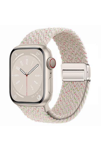 Choice 38mm 40mm 41mm Starry Colors Braided Strap For Apple Watch Band 44mm 40mm 45mm 49mm 41mm 38 buckle B