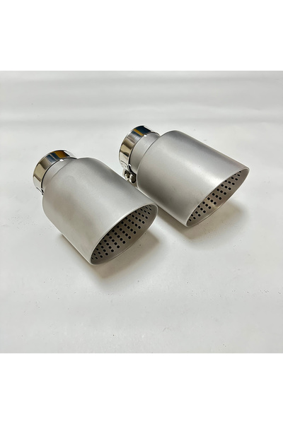 Choice7 فوهة عادم من الفولاذ المقاوم للصدأ 304 غير لامع، مقاس 60-89 مم، قطعة ...