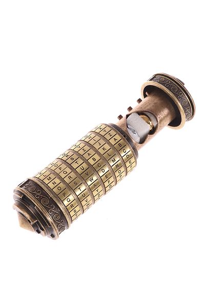 Choice one size Leonardo Da Vinci Code Toys Metal Cryptex Locks Wedding Gifts Valentine's Day Gift Letter R
